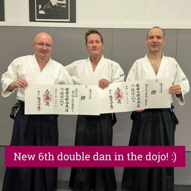 Our #aikido Senseis have been honored to receive their 6th dan certificates from the one and only #shihan Christian Tissier! We cannot be more proud of them! 

#neverStopLearning #ShinDojo #aikikai #christiantissier #aikidoka #aikikai #aikidolife #blackbelt #aikidoselfdefence  #sensei